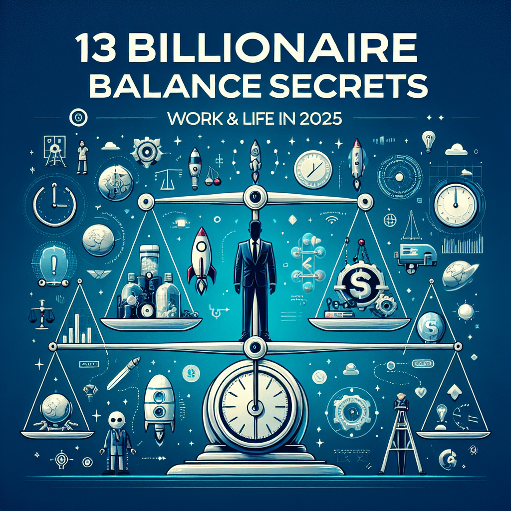 13 Billionaire Balance Secrets: Work & Life in 2025