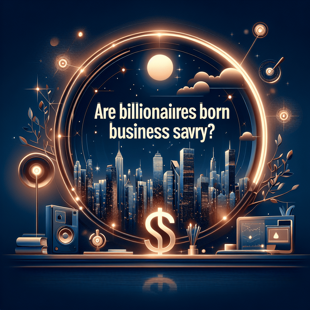 Are Billionaires Born Business Savvy? Find Out&nbsp;Now!