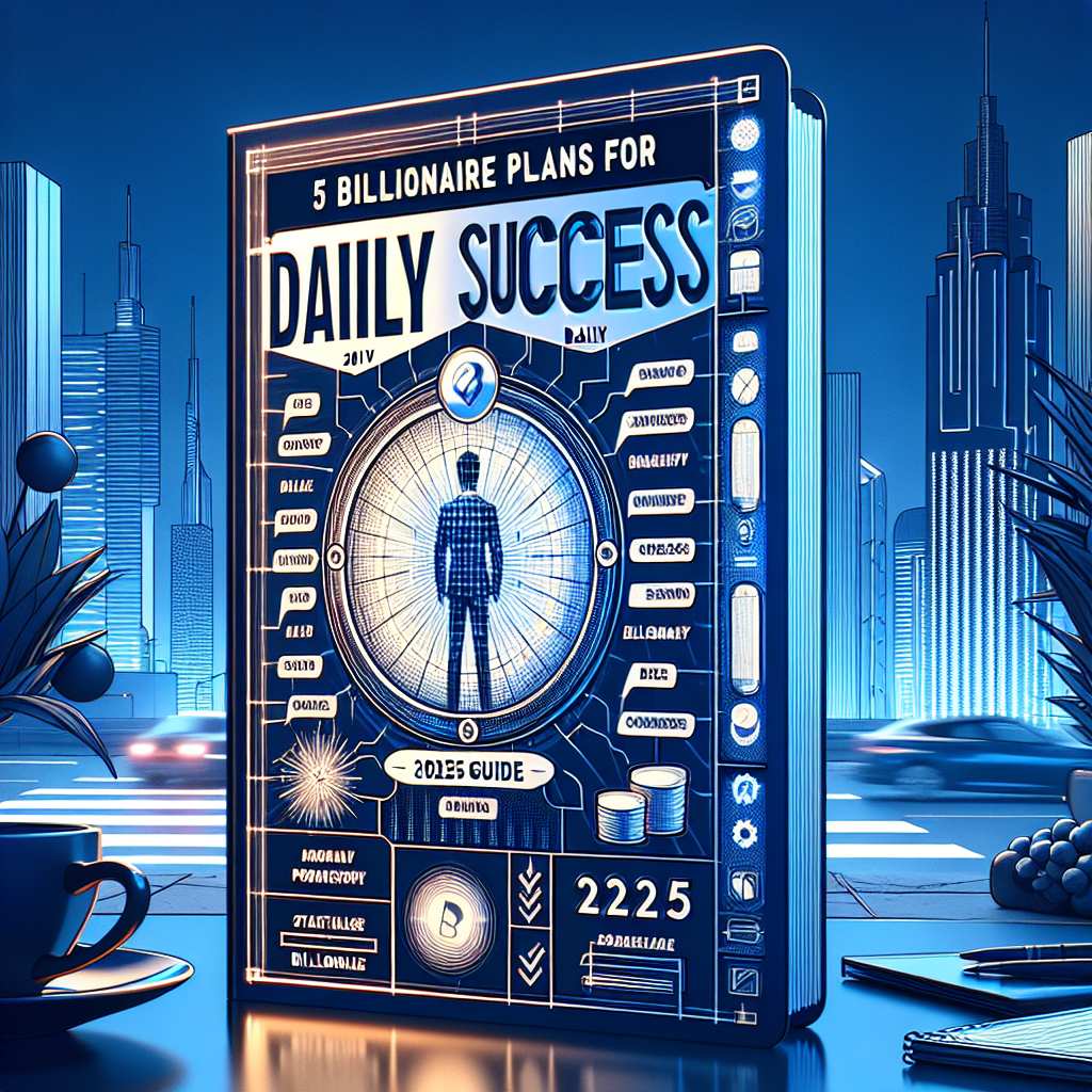 5 Billionaire Plans for Daily Success – 2025&nbsp;Guide