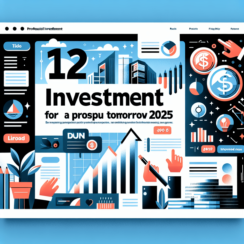 12 Investment Tips for a Prosperous Tomorrow&nbsp;2025