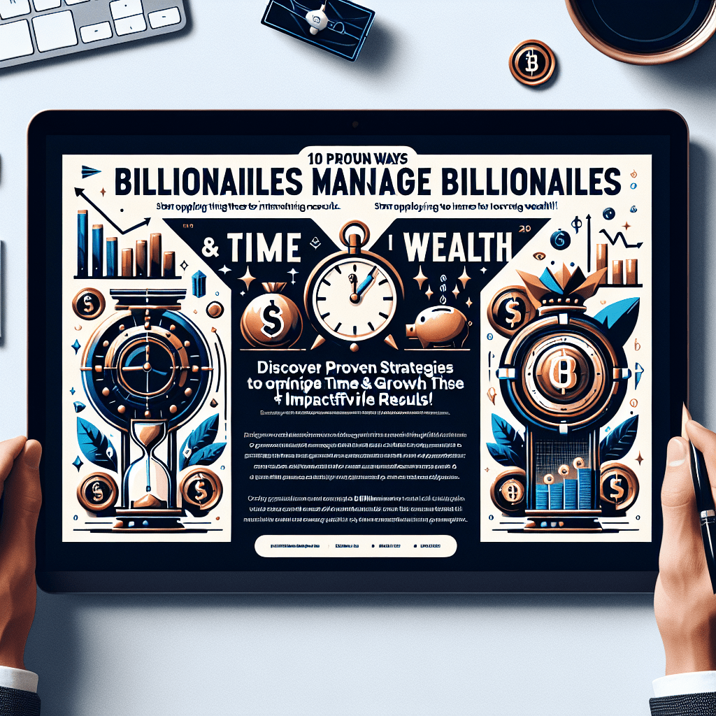 10 Proven Ways Billionaires Manage Time & Wealth in 2025