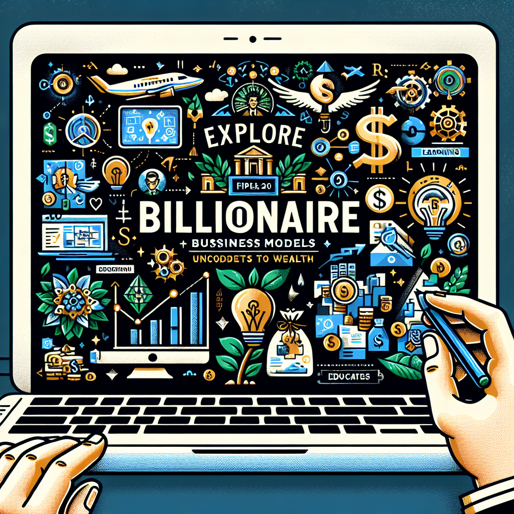 20 Business Models For&nbsp;Billionaires