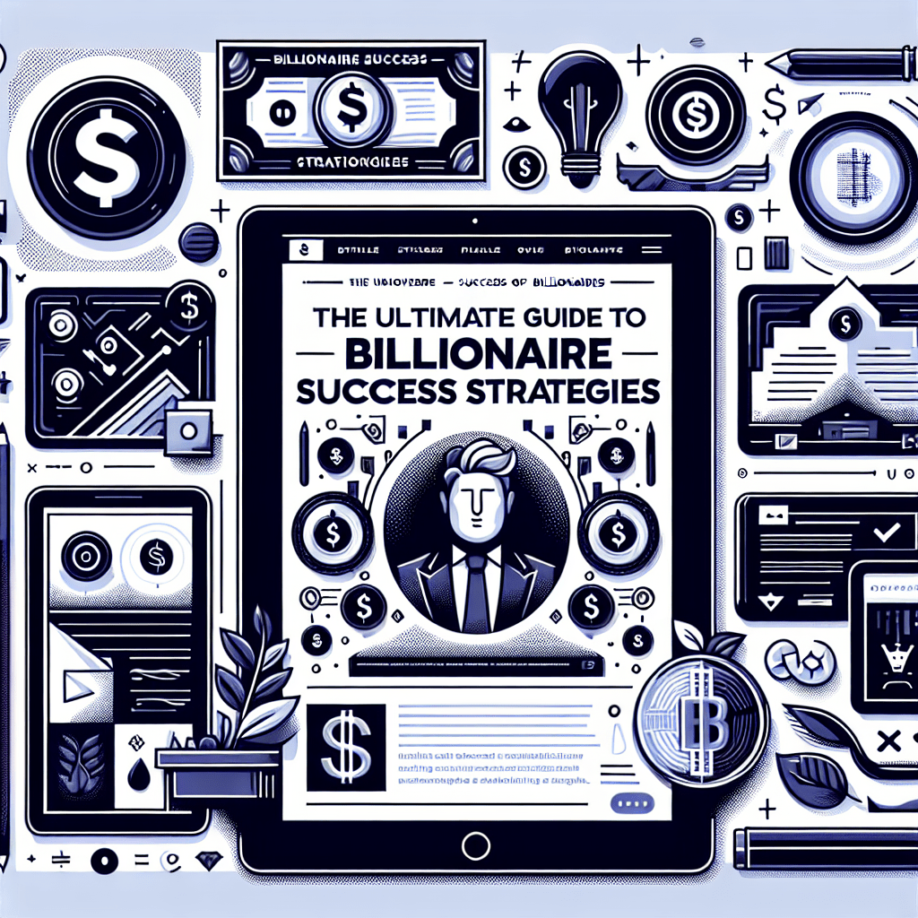 The Ultimate Guide to Billionaire Success&nbsp;Strategies