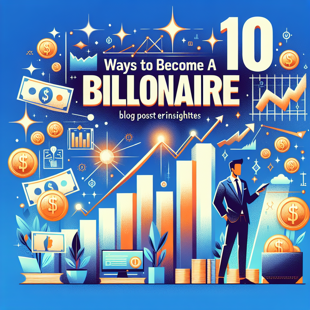 10 Ways To Become A Billionaire