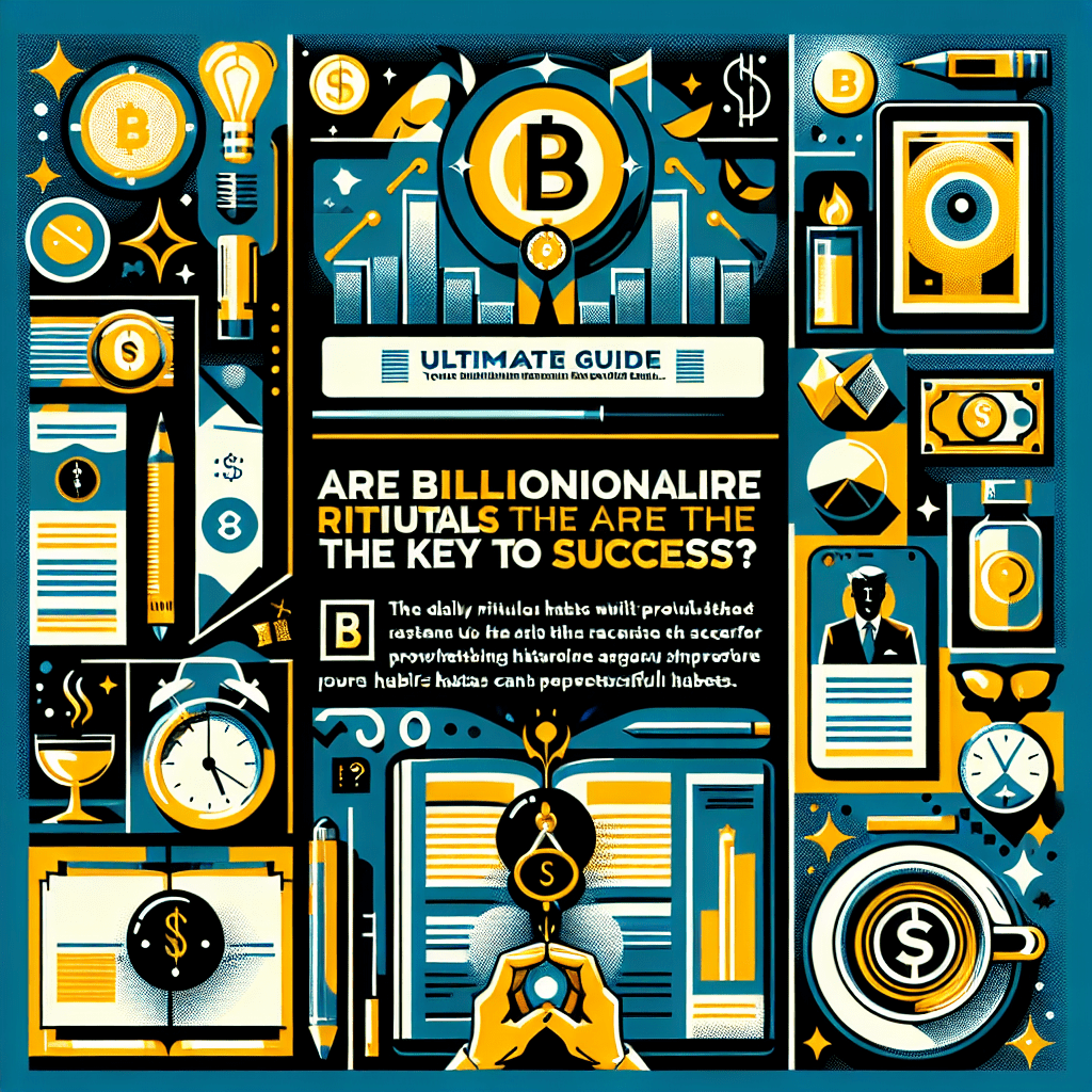Ultimate Guide: Are Billionaire Rituals the Key to&nbsp;Success?