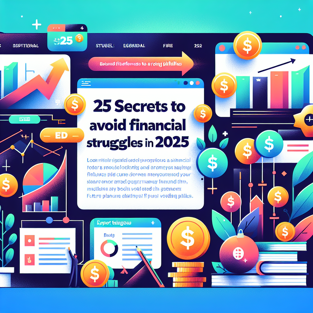 25 Secrets to Avoid Financial Struggles in&nbsp;2025