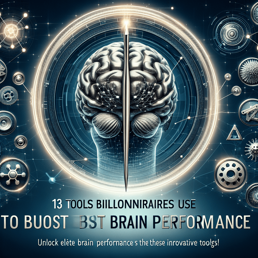 13 Tools Billionaires Use to Boost Brain&nbsp;Performance
