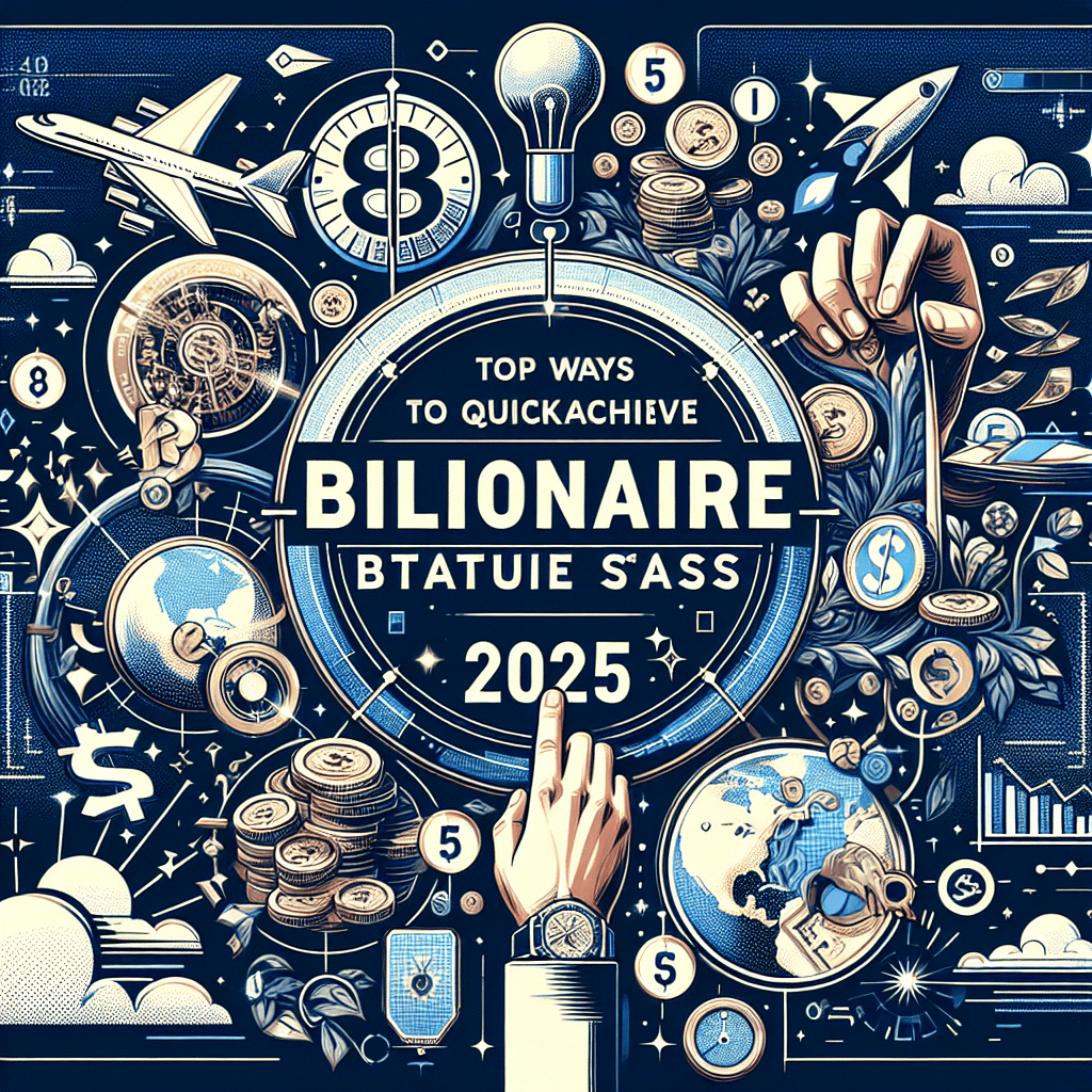 Top 5 Ways to Quickly Achieve Billionaire Status&nbsp;2025