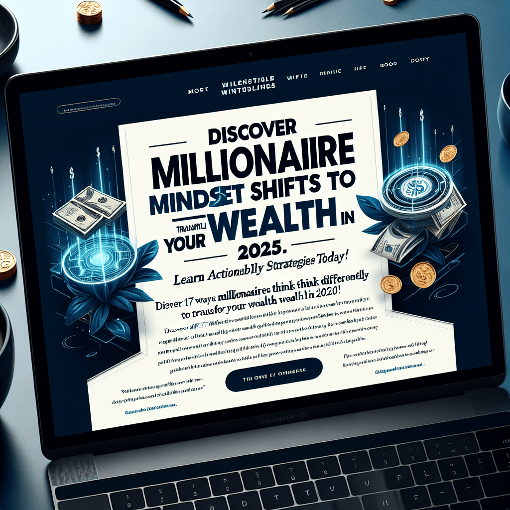 17 Millionaire Mindset Shifts to Transform Your Wealth&nbsp;2025