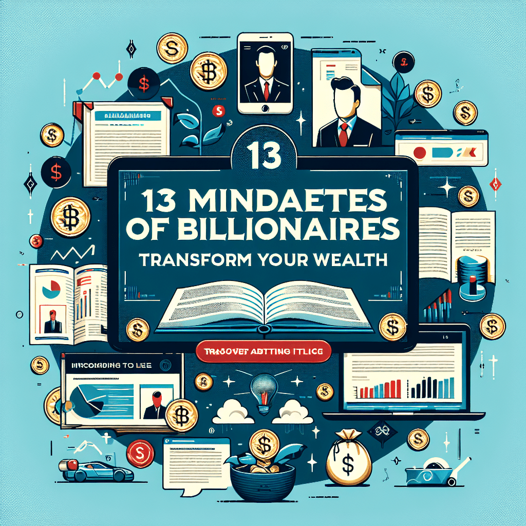 13 Mindsets Of&nbsp;Billionaires