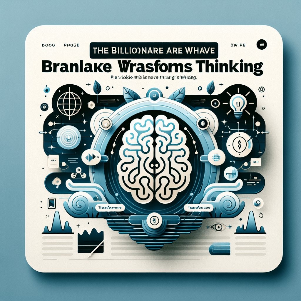 17 Ways the Billionaire Brain Wave Transforms&nbsp;Thinking