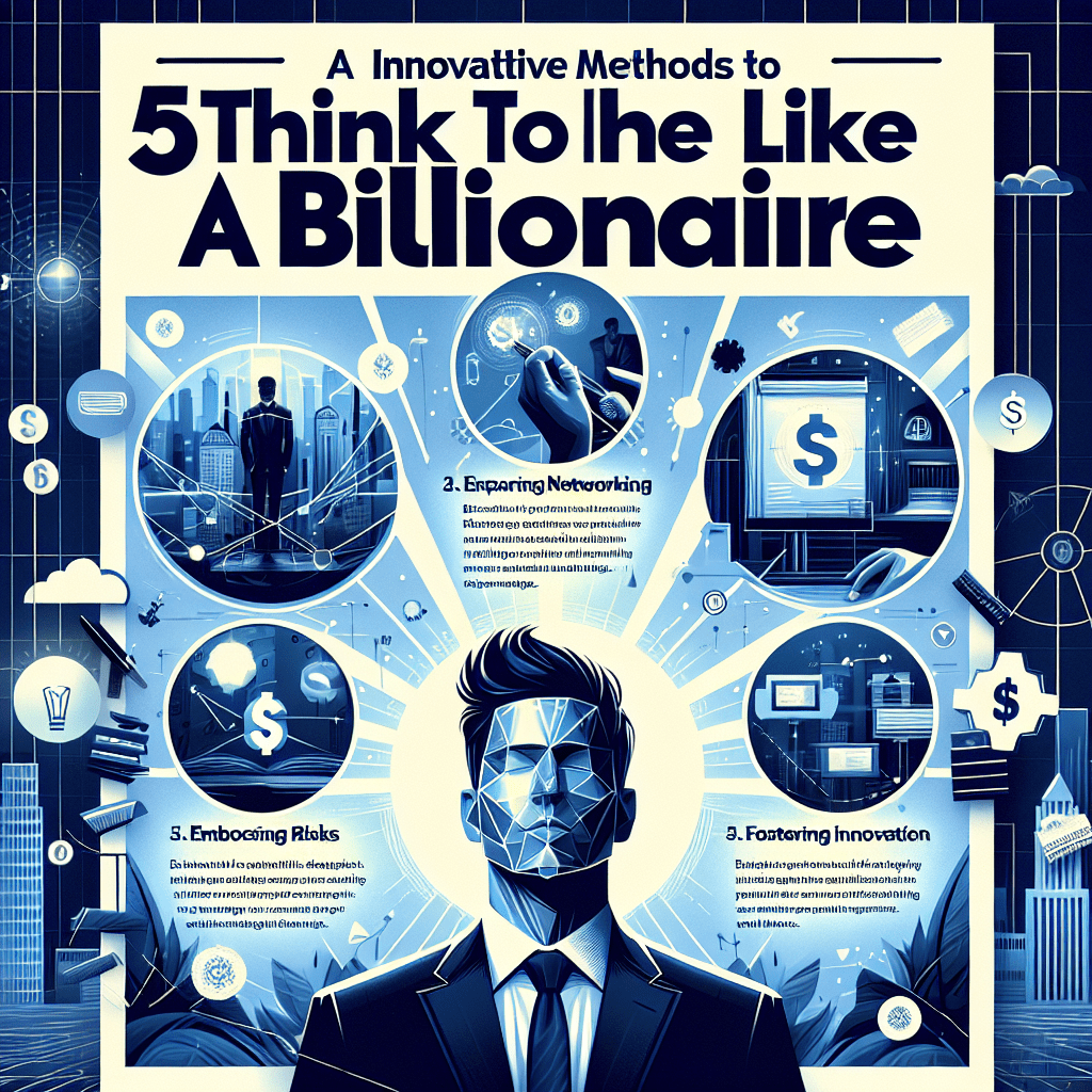 5 Innovative Methods to Think Like a Billionaire 2025