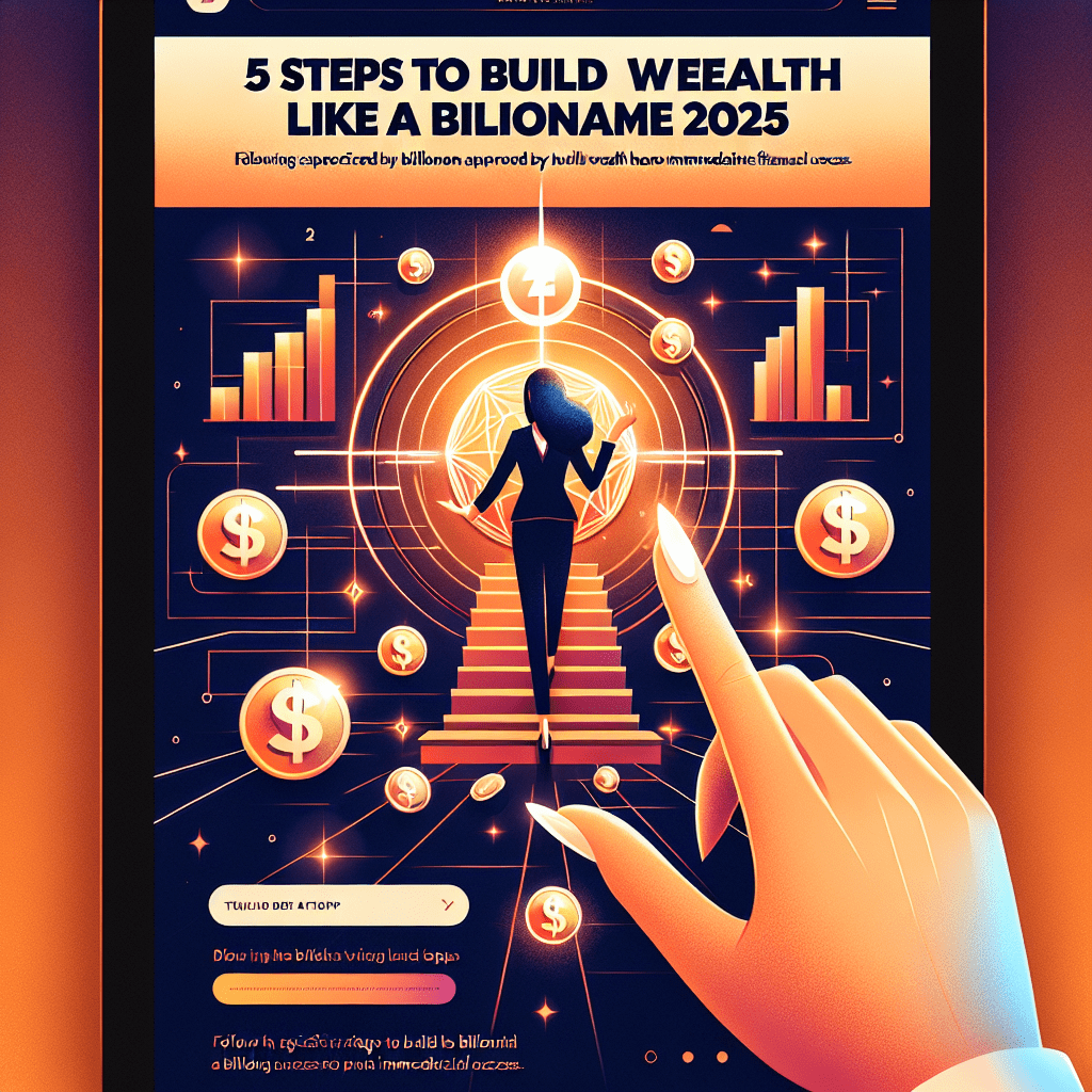 5 Steps to Build Wealth Like a Billionaire 2025
