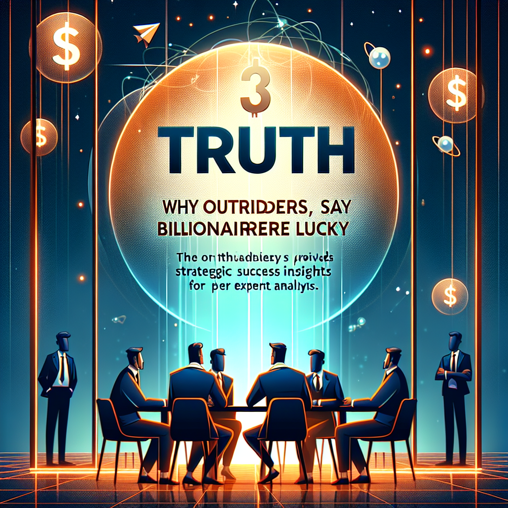 Truth: Why Outsiders Say Billionaires Are&nbsp;Lucky