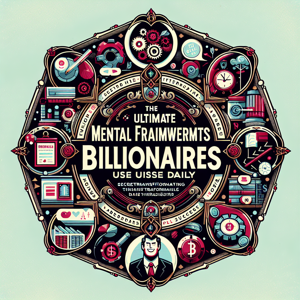 The Ultimate Mental Frameworks Billionaires Use&nbsp;Daily