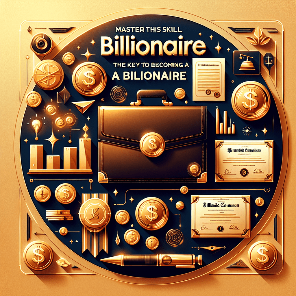 Master This Skill: The Key to Becoming a Billionaire