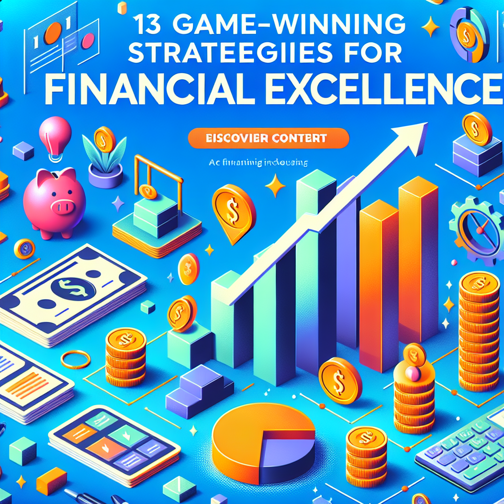 13 Game-Winning Strategies for Financial Excellence&nbsp;2025