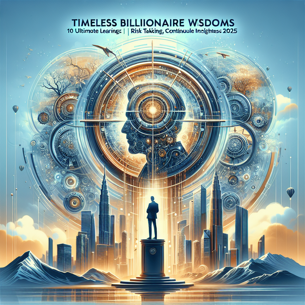 Timeless Billionaire Wisdoms: 10 Ultimate Insights&nbsp;2025